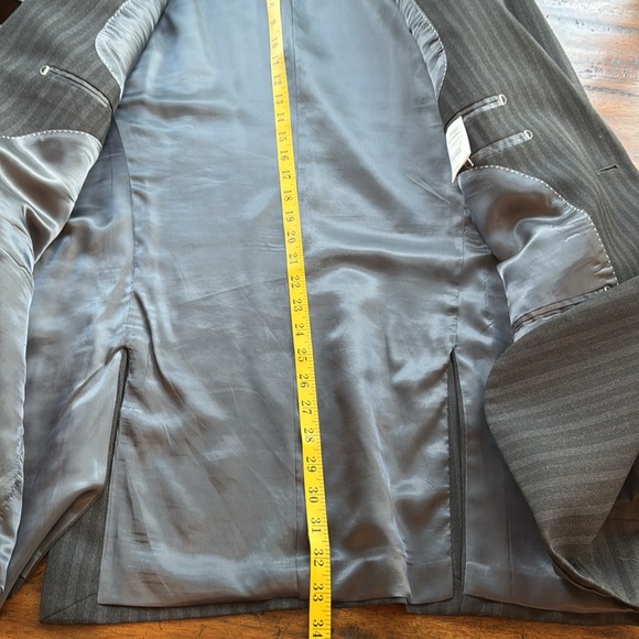 Bespoke Black Pinstripe Men's Suit
Check measurements in photos - Picture 15 of 17